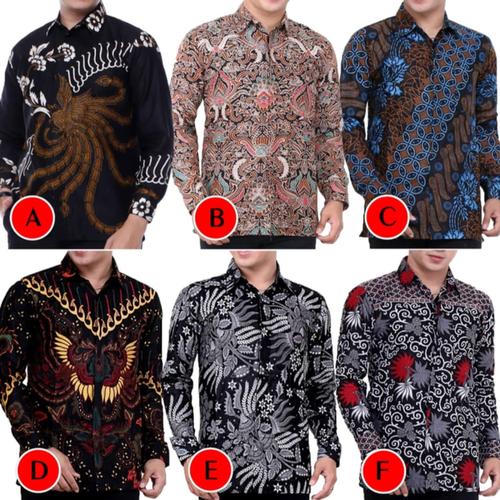 Jual Batik Pria Kemeja Batik Lengan Panjang Baju Batik Hem Lengan Panjang Kota Surabaya Podomoro Jaya Tokopedia