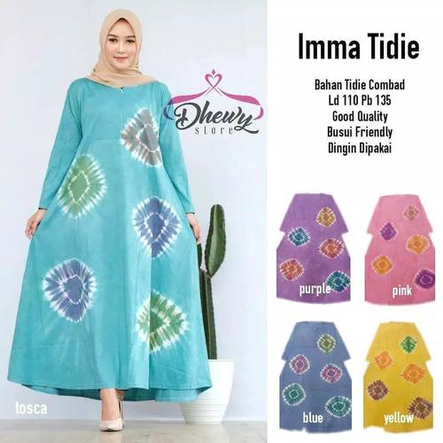 Foto Produk Gamis Kaos / Gamis Busui / Gamis Wanita / gamis Murah dari RisqianaBatik