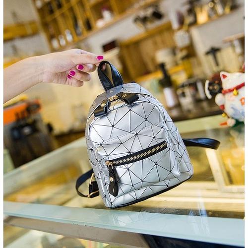 Foto Produk JT6227-silver Tas Mini Ransel Lucu Stylish Terbaru dari AlMirah Olshop