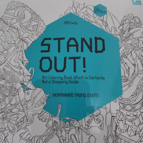 Foto Produk Adult coloring book "STAND OUT" seri ARTivity - Muhammad Taufiq (EMTE) dari Just_Store