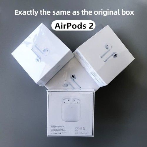Foto Produk Airpod OEM GEN 2 High Quality 1:1 With Wireless Charging dari ichigo ori acc