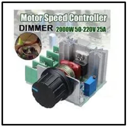 Jual Dimmer Pengatur Kecepatan Gerinda Bor Kipas Dinamo Lampu DIMER 2000W Kab. Batang