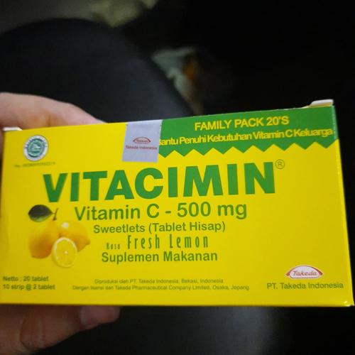 Foto Produk Vitacimin 1 box isi 20 tablet rasa lemon dari Istana Alesha