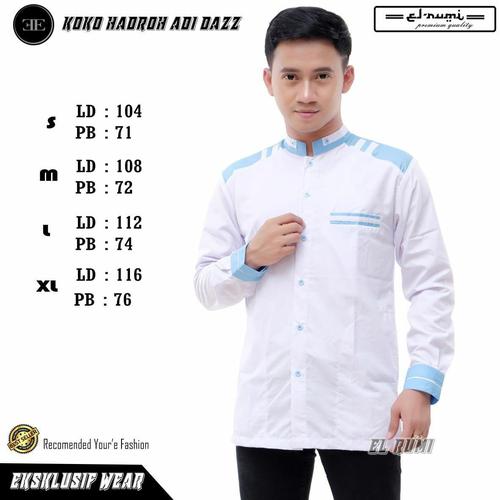 Foto Produk Baju Koko Pria Terlaris Baju Koko Gus Azmi Terbaru Koko Pria Modern - Sesuai Gambar, S dari fashion muslim RA
