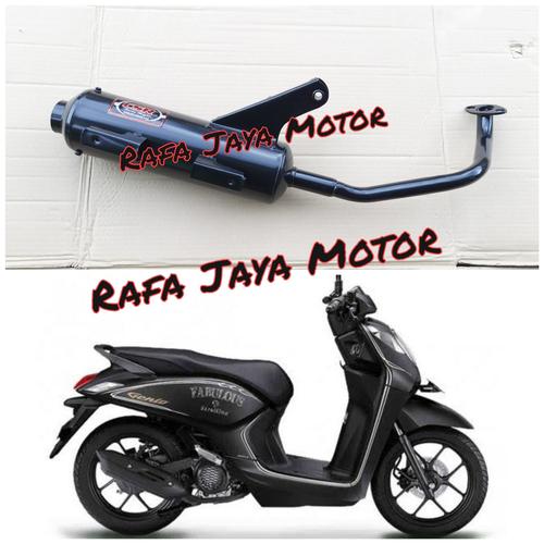 Foto Produk Knalpot Racing Bobokan Honda Genio Model Standar Full Bass CSR Racing dari Rafa jaya motor