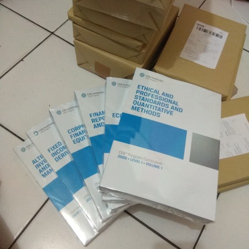 Foto Produk BUKU CETAK 2020 CFA PROGRAM CURRICULUM LEVEL I 1 VOLUMES 1-6 dari naga125