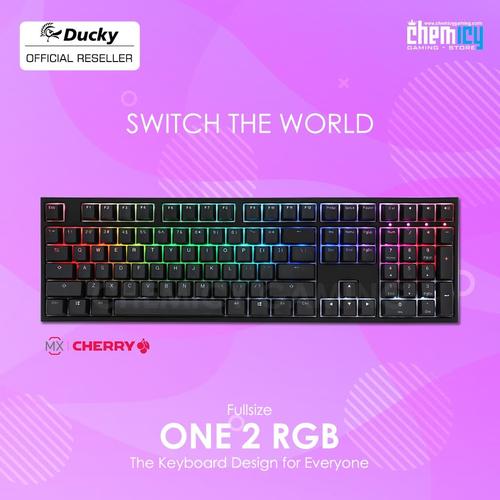 Jual Ducky One 2 RGB Fullsize Mechanical Gaming Keyboard Blue Switch