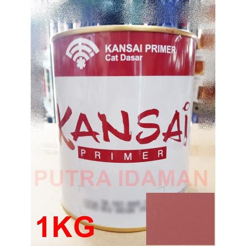 Jual KANSAI ZINC CHROMATE PRIMER 1KG RED OXIDE / CAT DASAR KAYU DAN