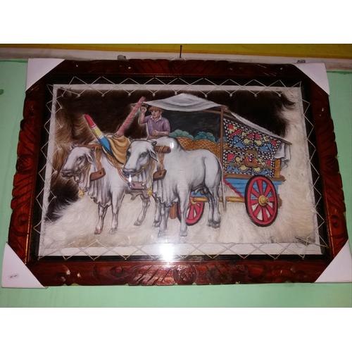 Jual Lukisan Sapi Pedati Kab Semarang Dintanshop Tokopedia