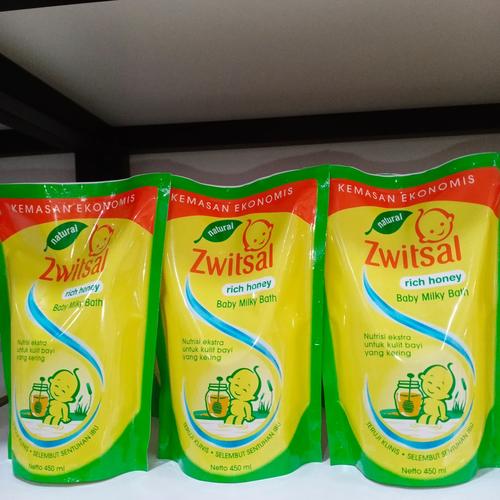 Foto Produk Zwitsal baby milk bath rich honey dari joel_mart