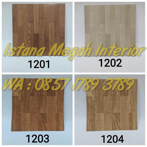 Foto Produk Lantai Vinyl Floor Tile Borneo Motif Kayu dari Istana Megah Interior