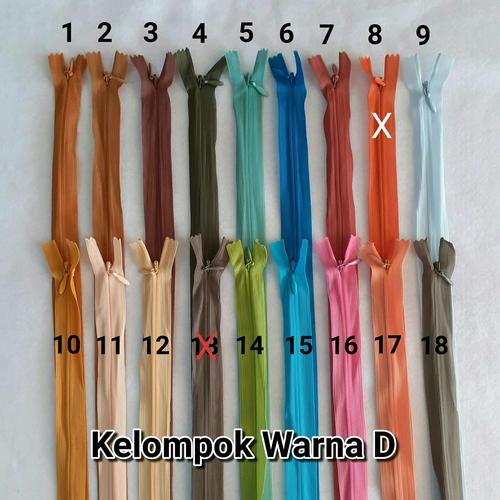 Foto Produk Alat Jahit Sleting Resleting Jepang 50 cm / 20 inch dari Toko Tenna