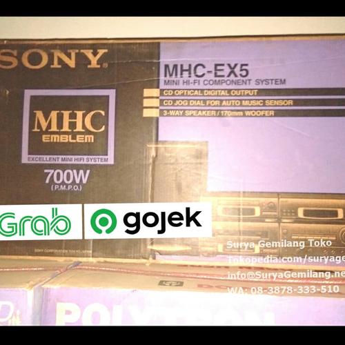 Jual Sony MHC-EX5 Made in Japan Mini 