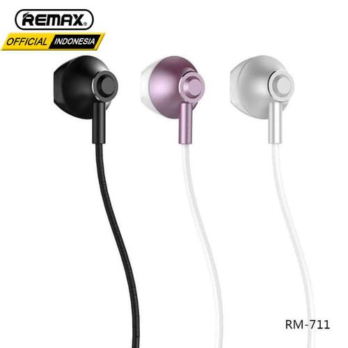 Promo Remax Wired Earphone For Calls and Music RM-711 - BLACK - Jakarta ...