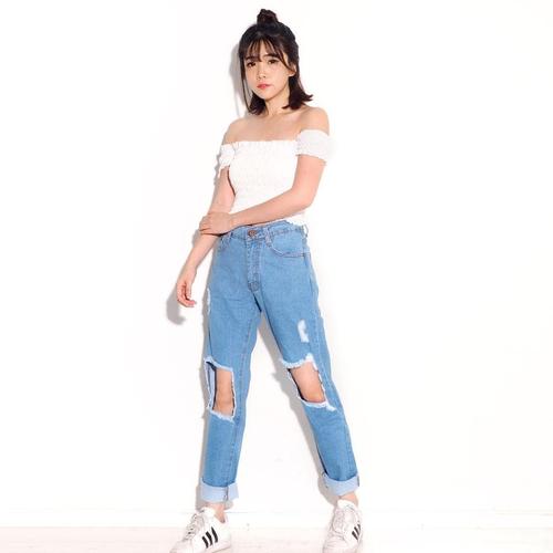 Jual GFS DISTRESSED BOYFRIEND JEANS 