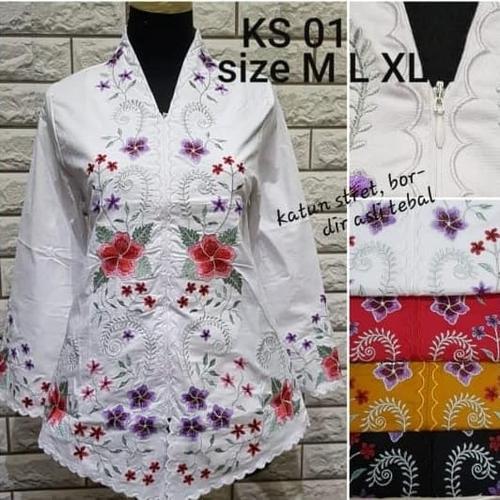 Foto Produk Kebaya encim modern katun strech bordir original(adem.strech) m.L.xL dari Winnie Collection
