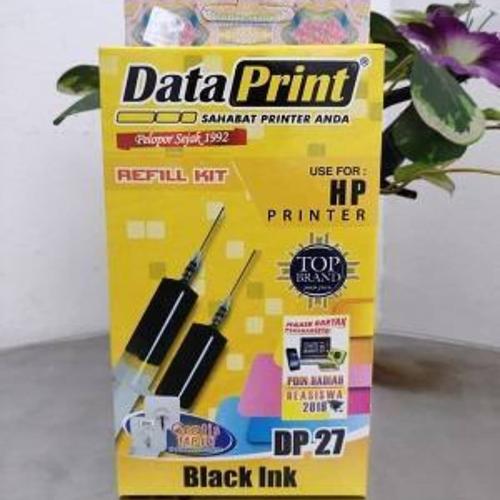 Foto Produk Tinta Refill Data Print DP27 HP black universal dari CassCom