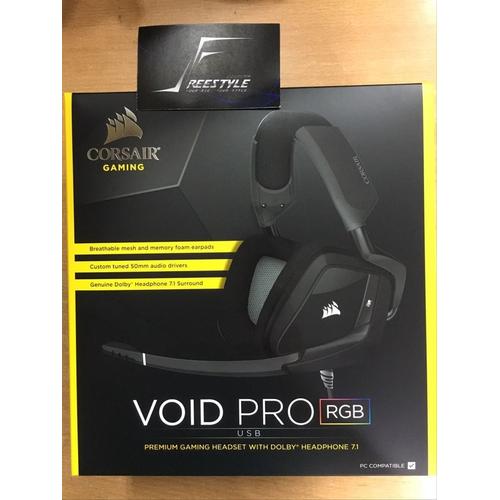 RGB USB Gaming Headset Dolby 7.1 Carbo 
