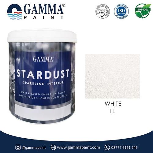 Jual STARDUST 1L White Cat Tembok Glitter Elegan Menawan Jakarta