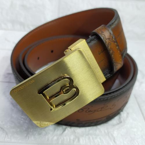 Jual berluti leather belt quality like 