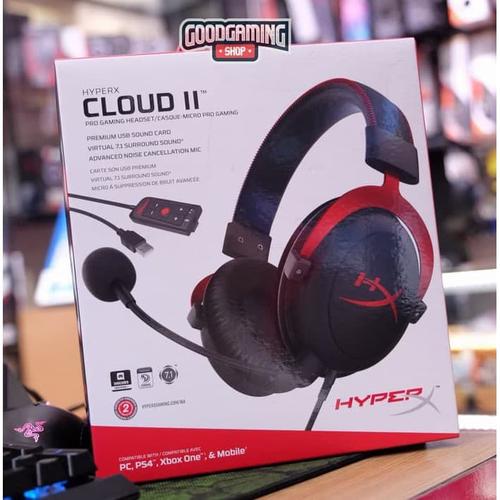 HyperX Cloud 2 Black Red Gaming Headset 