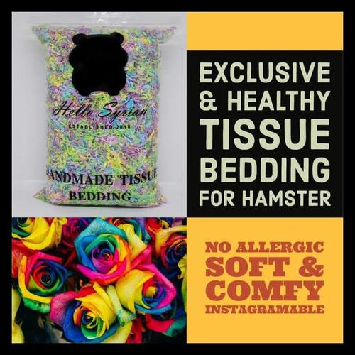 rainbow hamster bedding