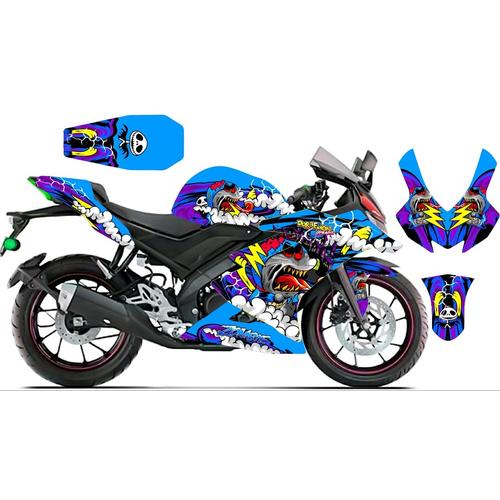 DECAL STICKER CUSTOM YAMAHA R15 V3 MT1 