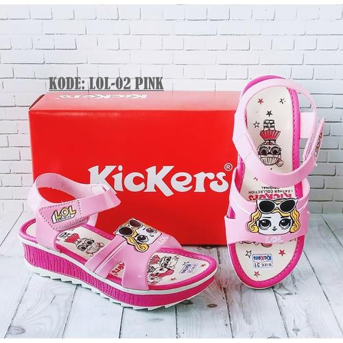 Foto Produk Sandal anak kickers perempuan sendal murah / sendal lol hello kitty - Merah, HELLO KITTY dari Ramadhanis