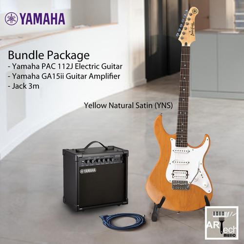 Jual Yamaha Pac112j Gitar Elektrik Bundle Ampli Ga15ii Pac 112j Ga15 Ii Yellow Natural Kota Bekasi Artech Music Tokopedia
