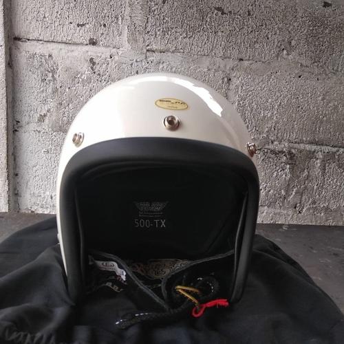 Foto Produk TT&CO JAPAN HELMET 500tx ORIGINAL - Putih dari ledo