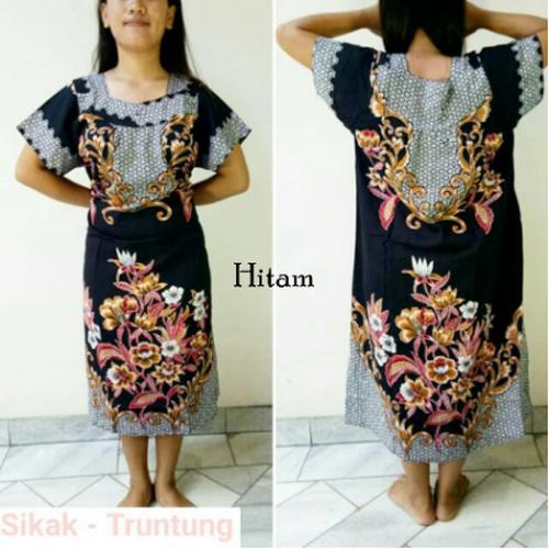 Jual Daster Batik Hengky - Sikak Truntung (Baju tidur daster murah ...