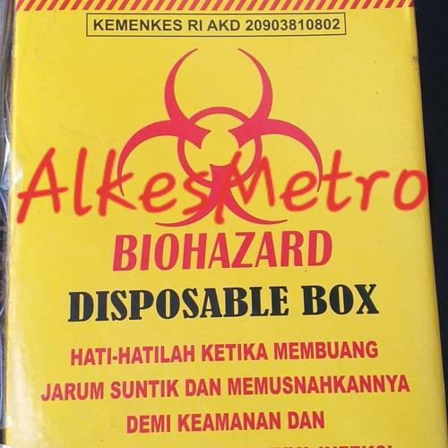 Jual SAFETY BOX/ TEMPAT SAMPAH JARUM SUNTIK 5Ltr Kab. Bekasi