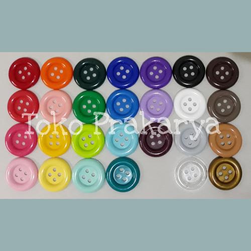 Foto Produk Kancing Plastik Besar Warna Warni diameter 3 cm dari Toko Prakarya