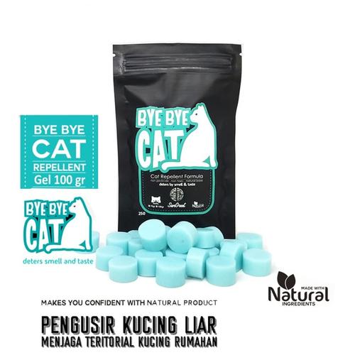 Jual BYE BYE CAT GEL Gel Pengusir Kucing Natural Cat Repellent