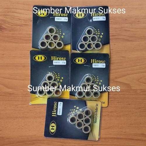 Foto Produk ROLLER ROLER VARIO KARBU BEAT FI SCOOPY FI LAMA 7 8 9 10 11Gram HIROSE - 13 Gram dari sumbermakmursukses