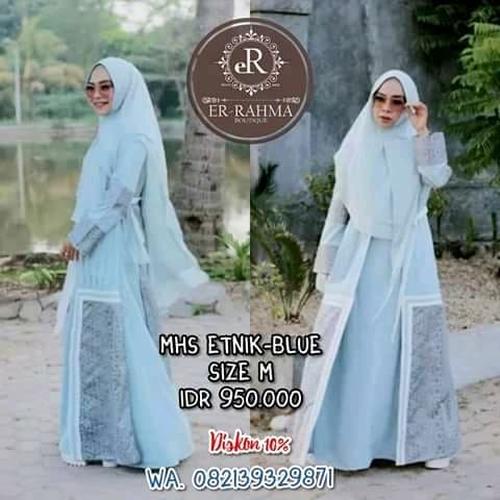 Foto Produk MHS etnik blue dari Errahma Boutique