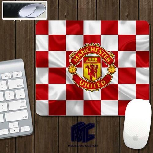 Jual Mousepad Manchester United Mu Emyu Cover Logo Custom Kab Kudus Mousepad Custom Tokopedia