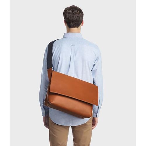 Jack spade fulton discount leather messenger bag