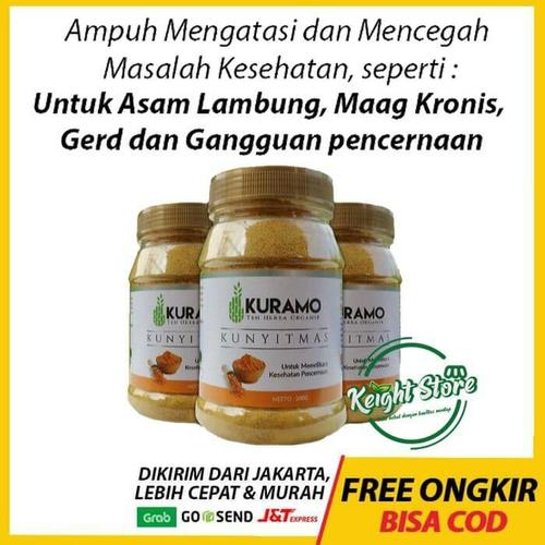Gambar Kuramo Kunyit Mas Obat Asam Lambung Maag Gerd Kronis Teh Herbal Kuat - Botol dari Keight Store Jakarta Selatan Tokopedia