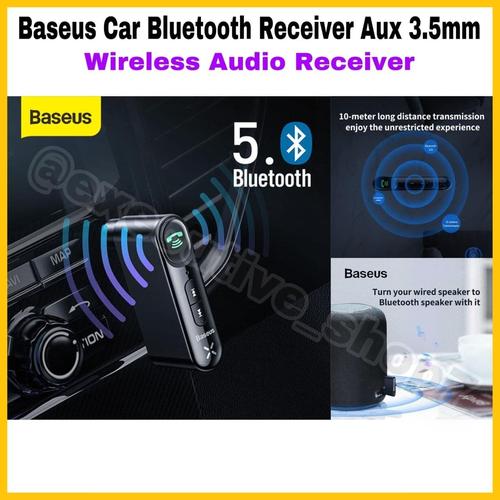 Jual Baseus Car Bluetooth Receiver Aux 3.5mm Wireless Audio Receiver