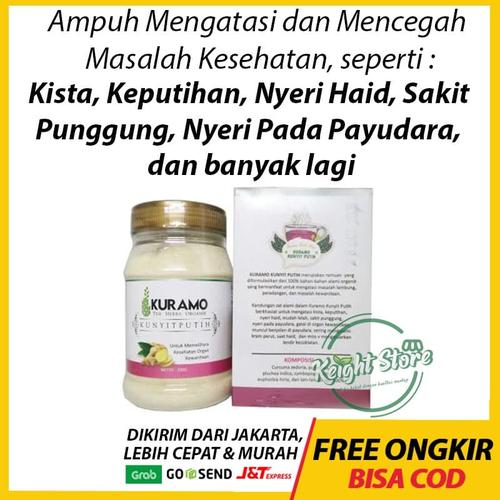 Foto Produk Kuramo Kunyit Putih untuk Lancar Haid Kista Maag Kronis Gerd dari Keight Store