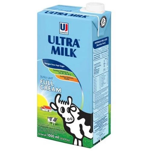 Jual ORI ULTRA MILK FULL CREAM SUSU SAPI SEGAR 1000ML - Jakarta Timur