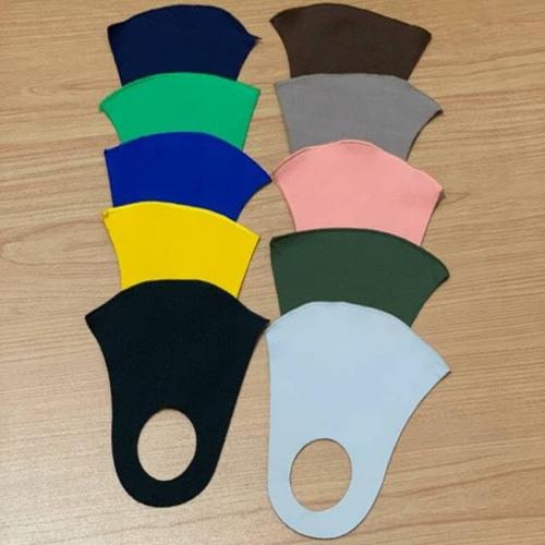 Foto Produk masker scuba tebal polos 3 warna kuning kunyit hitam biru coklat dari cikarang bekasi