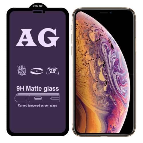 Gambar MATTE GLARE ANTI BLUE LIGHT TEMPERED GLASS FULL COVER IPHONE XR 11 dari Platinum mobile phone Kota Surabaya Tokopedia