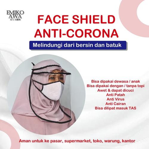 Foto Produk Pelindung Wajah & Masker - Face Shield Anti Droplet Corona Visor dari emikoawa