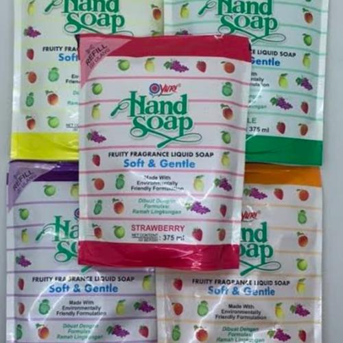 Foto Produk Yuri Handwash Aroma Buah Sabun Cuci Tangan Refill 375ml sanitizer - Orange dari Yogieyo