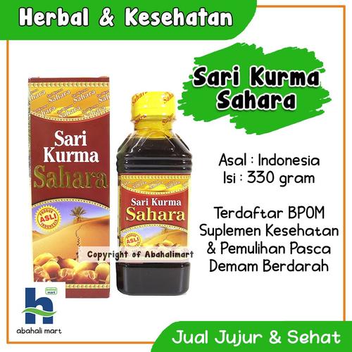 Jual Sari Kurma Sahara Murni 330gr Bagus Untuk Ibu Hamil Melahirkan Jakarta Barat Khazanah Qs 88 