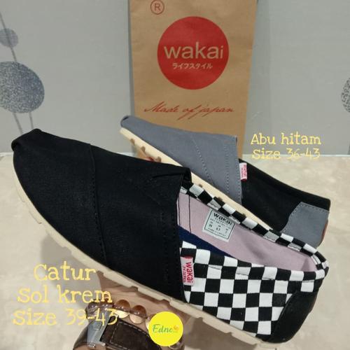 Foto Produk Wakai hitam motif catur size 43 dari Edneceria