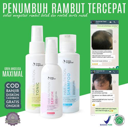 Foto Produk Green Angelica Hair Nutrition Maximal Penumbuh Rambut Botak Ampuh dari DELASHA STORE