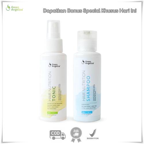 Foto Produk Green Angelica Hair Nutrition Combo 2 Perawatan Rambut Rontok Parah dari DELASHA STORE